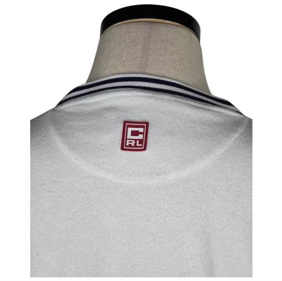 Vintage Chaps Ralph Lauren L White Crewneck Sweatshirt Logo Preppy Streetwear - Picture 5 of 7